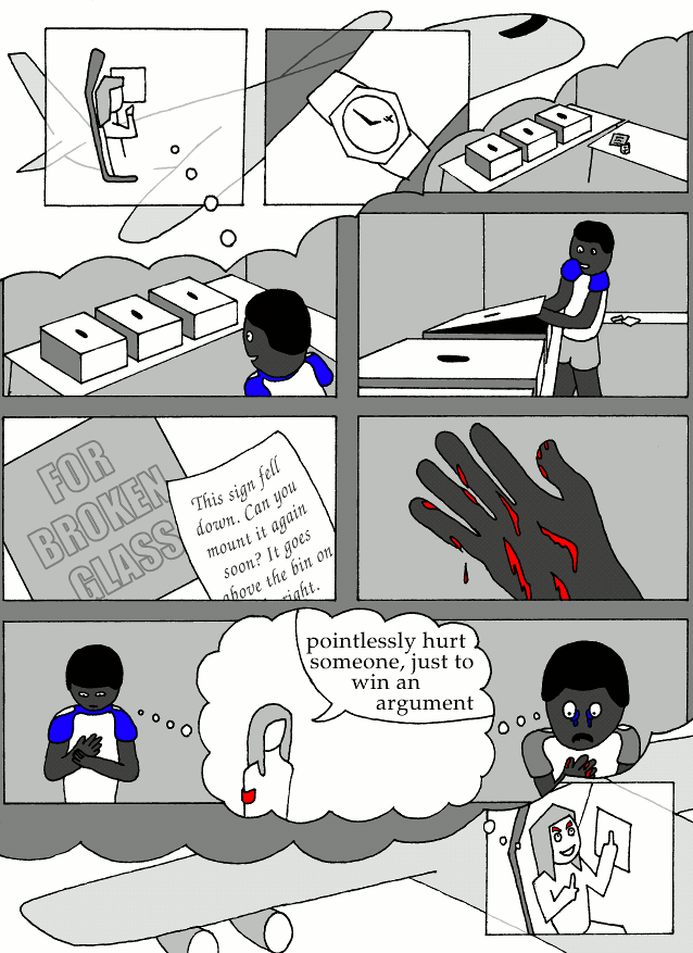 A comic page; see below for a transcript