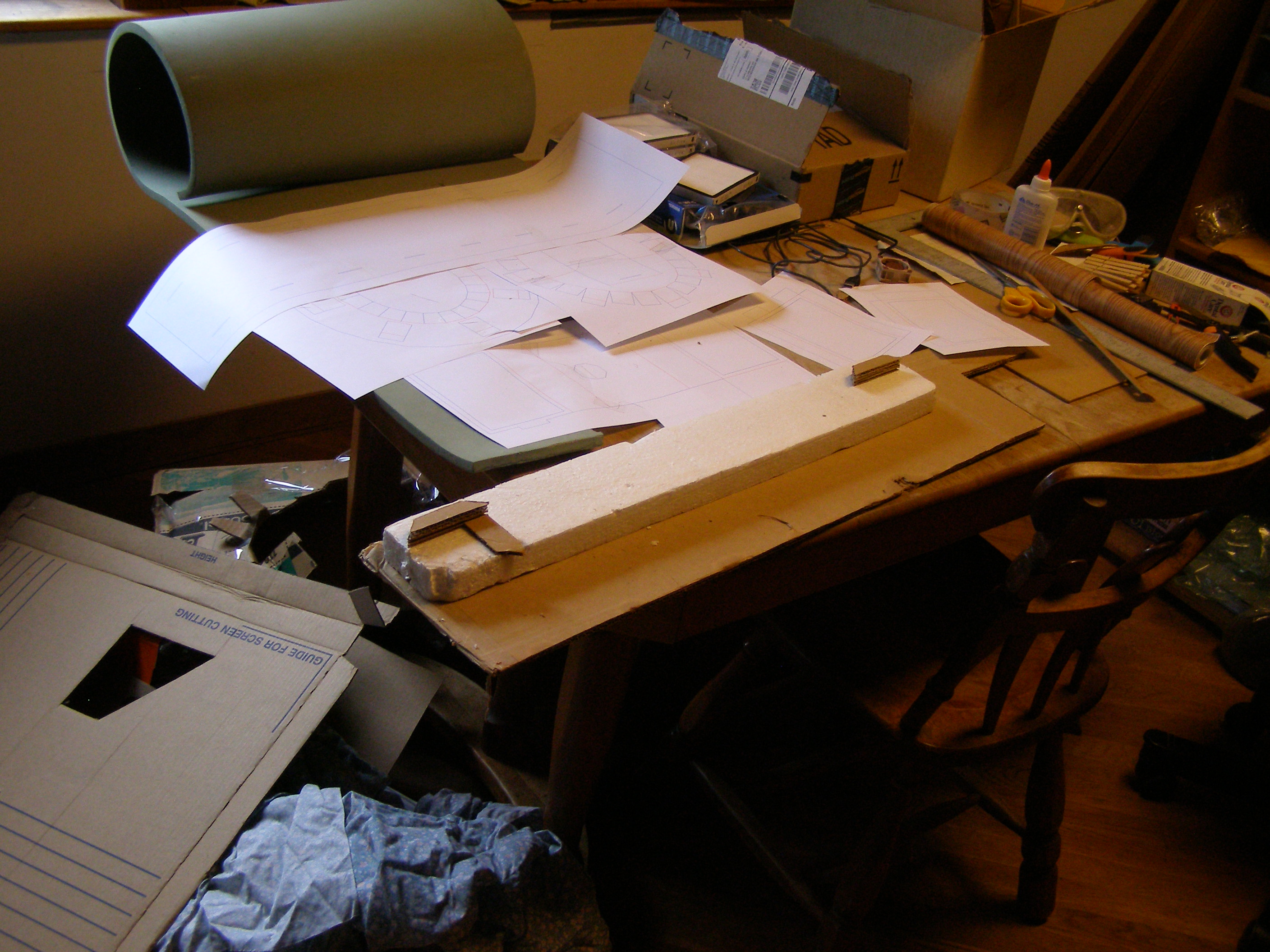 [Photo: a pile of various materials, described below.]